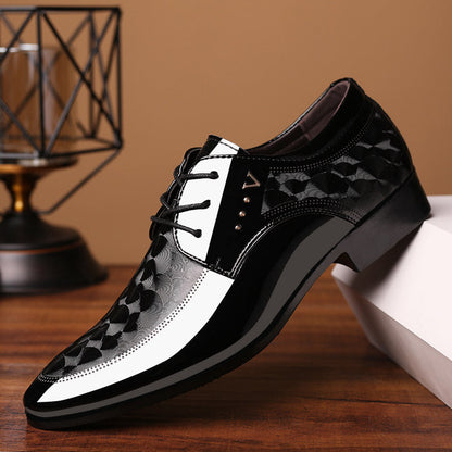 New shiny leather shoes