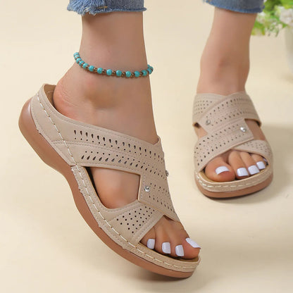 🔥 Last Day 50% Off — Orthopedic Wedge Sandals ✨