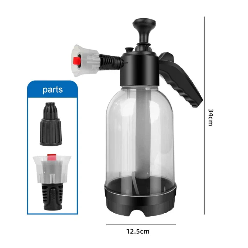 2L Pressure Foam Spray Bottle – High-Pressure Foam Sprayer for Car Washing & Home Cleaning